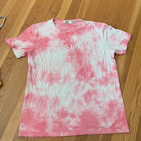 Pink Tie Dye T-Shirt. - Picture 1 of 3
